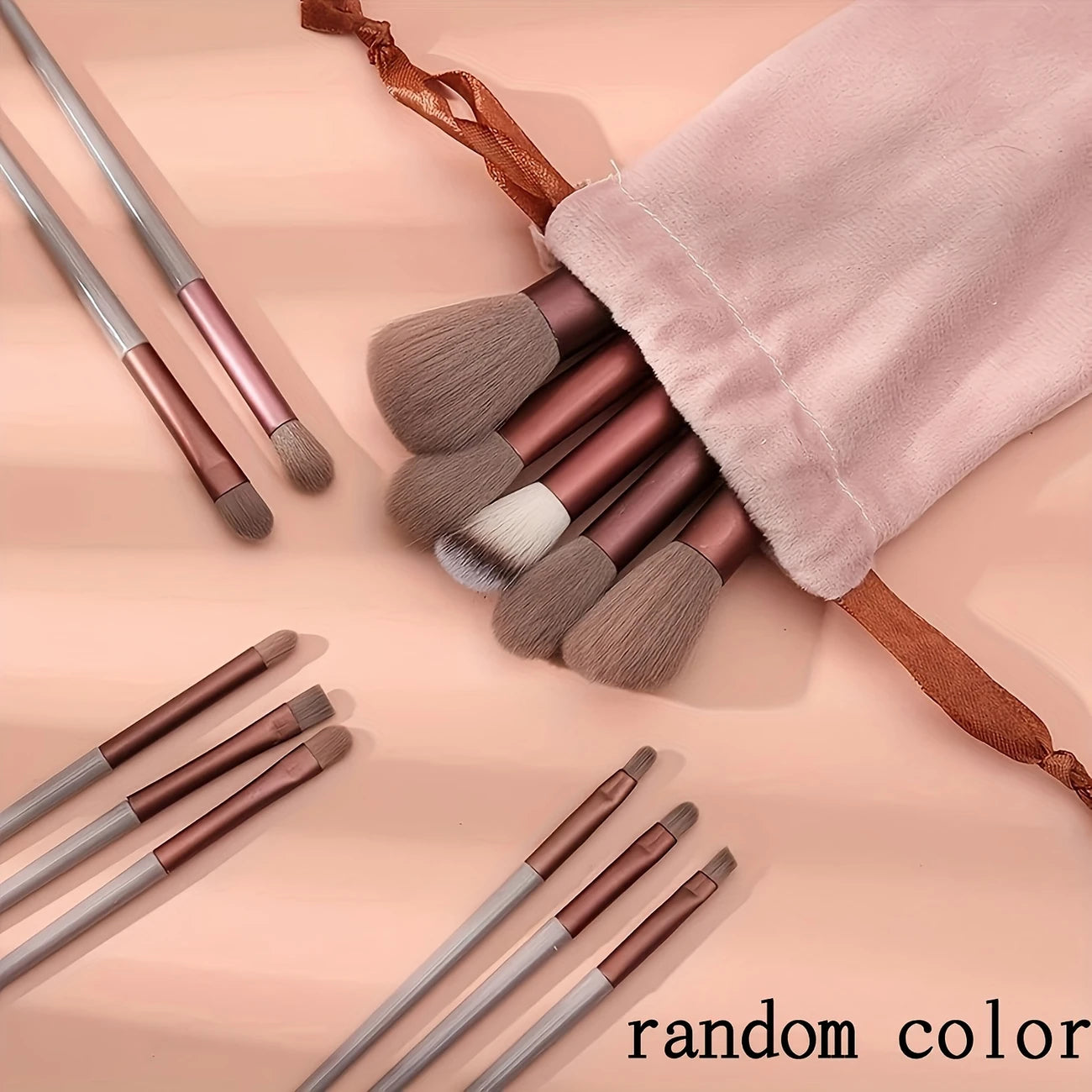 13pcs Luxury Makeup Brush Set with Travel Pouch